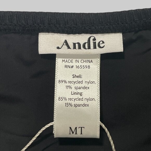 Andie Black Women's One Piece Swimsuit - Picture 8 of 13